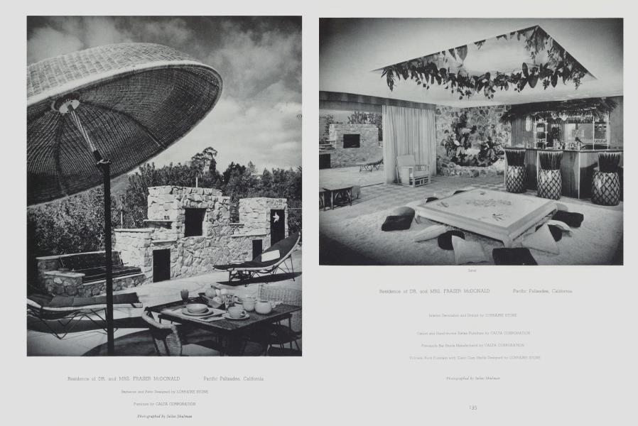 Residence of DR. and MRS. FRASER McDONALD —Pacific Palisades, California