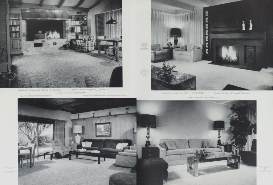 Residence of MR. And MRS. E. W. BYSSHE Outpost Estates, Hollywood, California