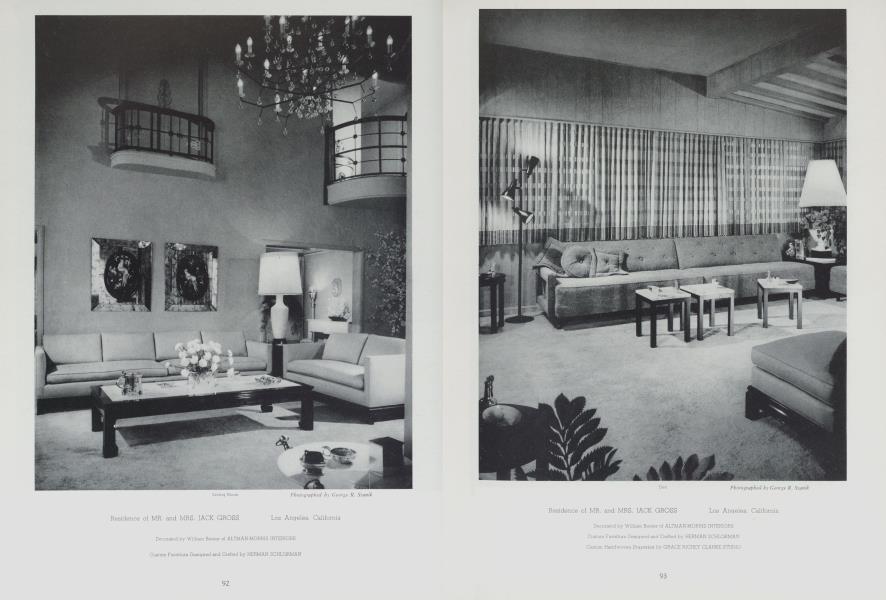 Residence of MR. And MRS. JACK GROSS Los Angeles, California