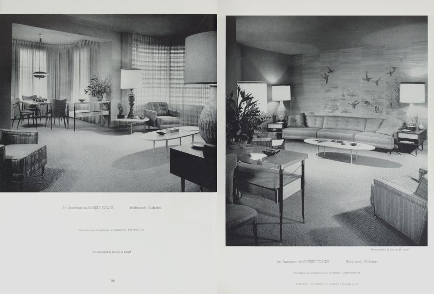 An Apartment in SUNSET TOWER Hollywood, California