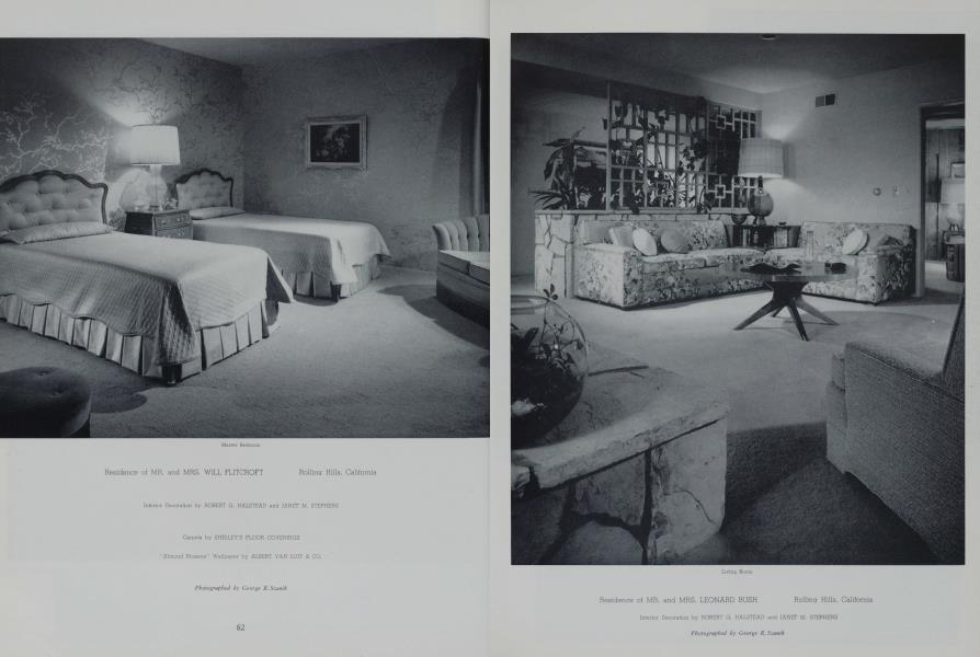 Residence of MR. And MRS. LEONARD BUSH — Rolling Hills, California