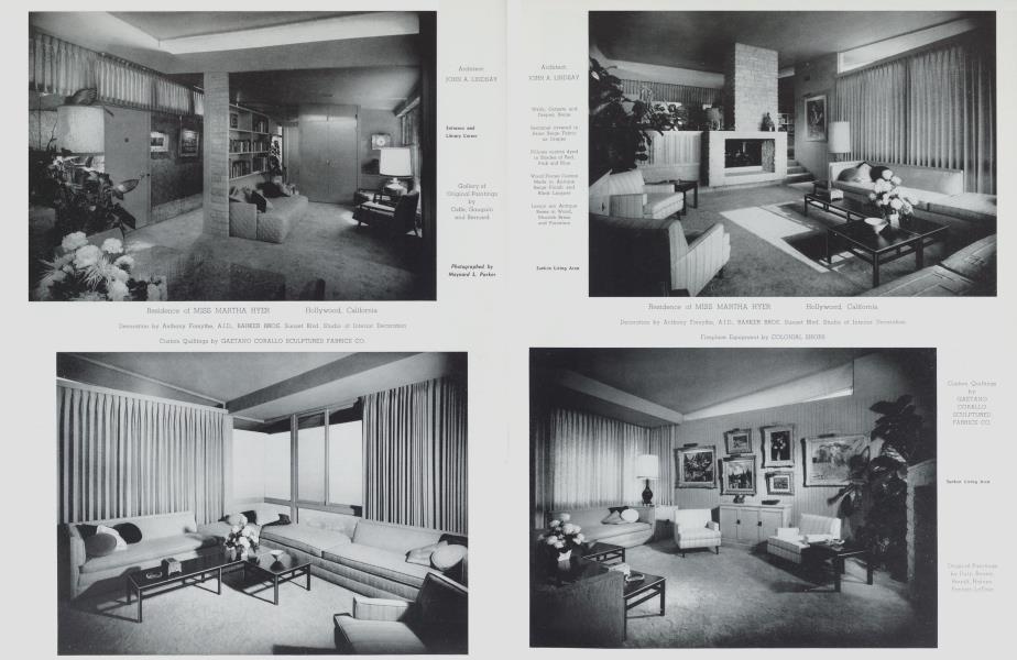 Residence of MISS MARTHA HYER—Hollywood, California