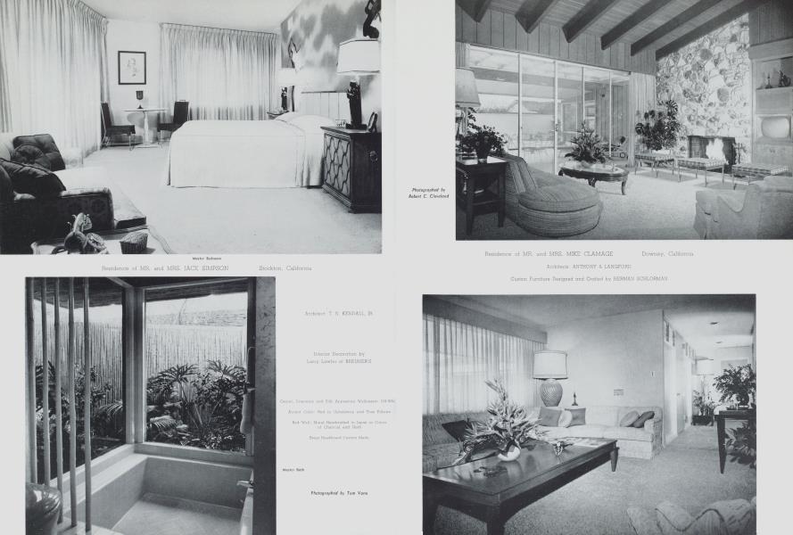 Residence of MR. and MRS. MIKE CLAMAGE—Downey, California