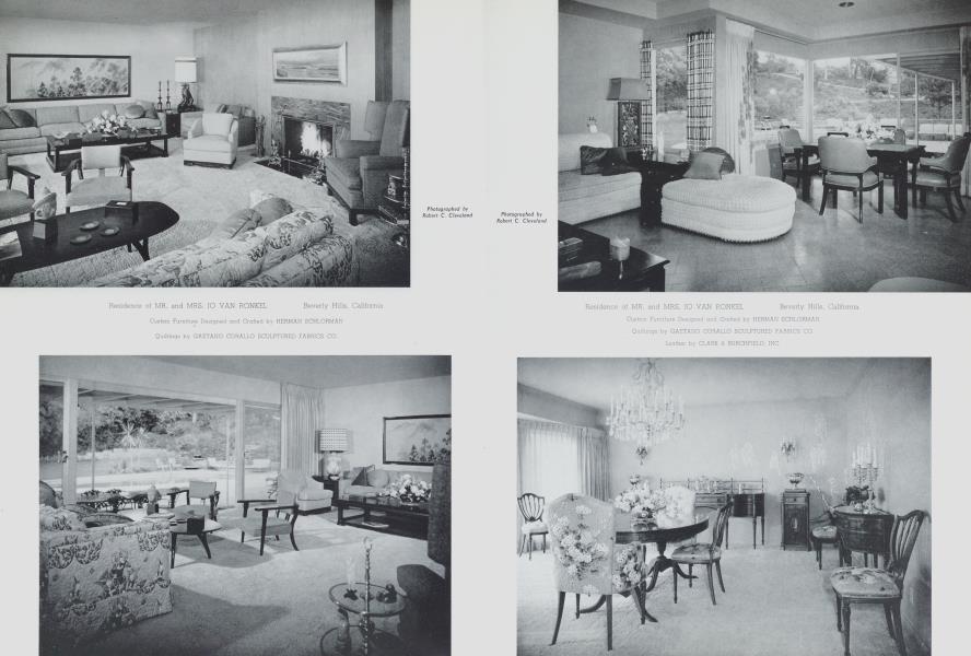 Residence of MR. and MRS. JO VAN RONKEL—Beverly Hills, California