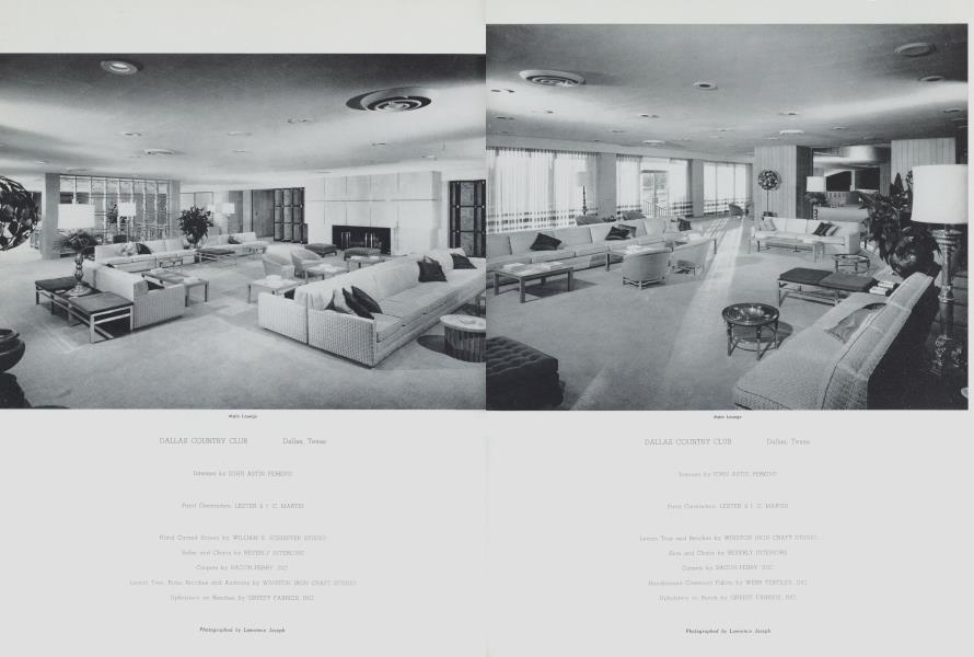 DALLAS COUNTRY CLUB Dallas Texas Architectural Digest 1958 Volume dallas-country-club-dallas-texas-architectural-digest-1958-volume