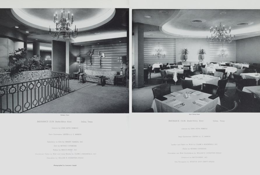 INSURANCE CLUB, Statler-Hilton Hotel—Dallas, Texas