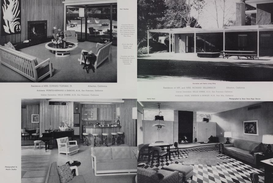 Residence of MRS. EDWARD TOPHAM, JR. —Atherton, California