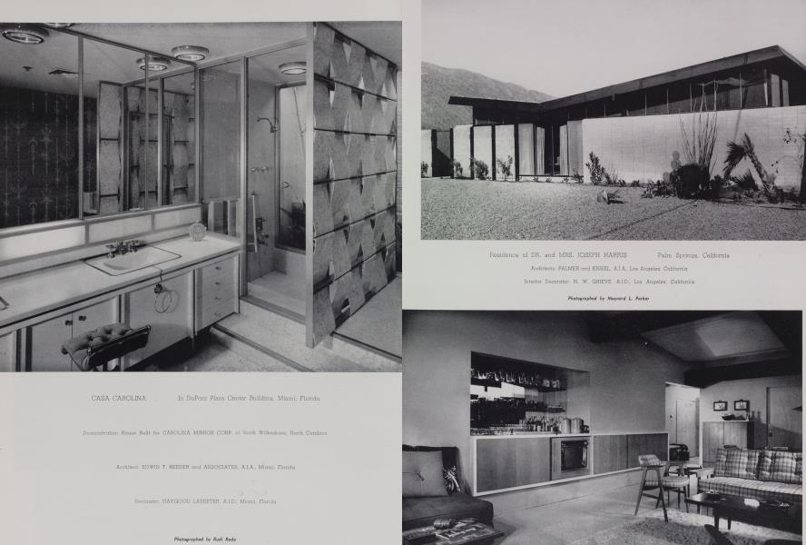 Residence of DR. and MRS. JOSEPH HARRIS —Palm Springs, California