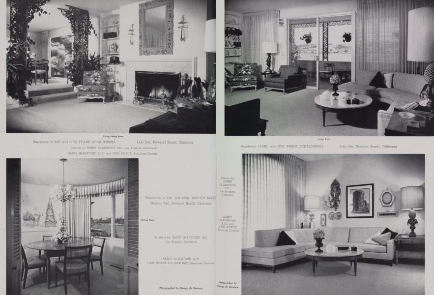 Residence of MR. and MRS. FRANK SCHAUMBERG —Lido Isle, Newport Beach, California