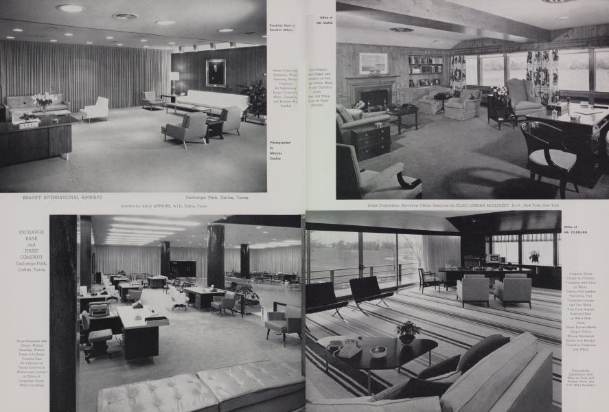 Large Corporation Executive Offices Designed by ELLEN LEHMAN McCLUSKEY, A.I.D., New York, New York