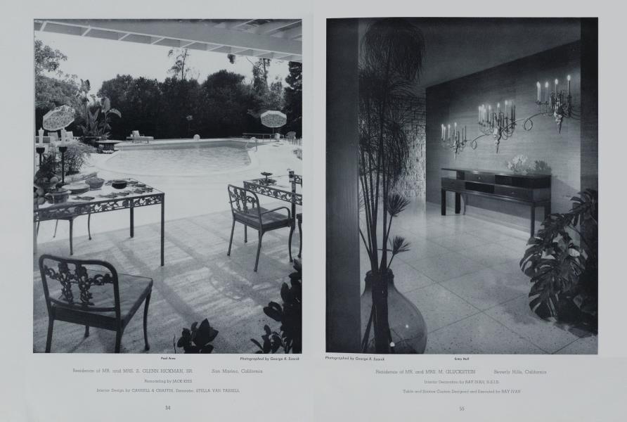 Residence of MR. and MRS. M. GLUCKSTEIN —Beverly Hills, California