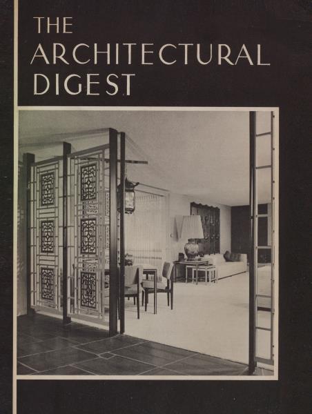 THE ARCHITECTURAL DIGEST | Architectural Digest | 1959 Volume XVI Issue 4