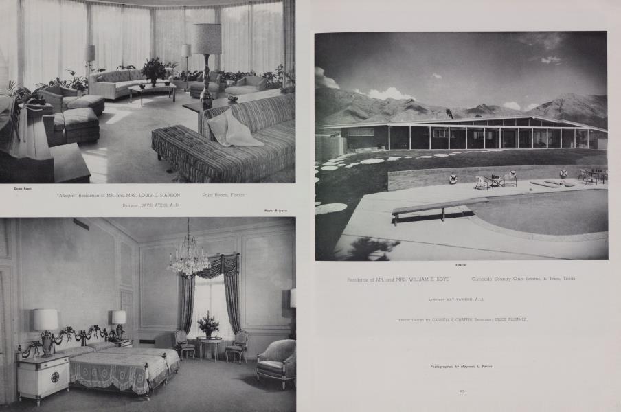 Residence of MR. and MRS. WILLIAM E. BOYD — Coronado Country Club Estates, El Paso, Texas