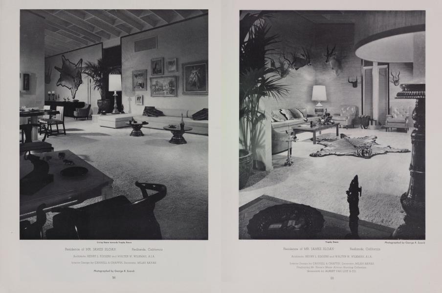 Residence of MR. JAMES SLOAN — Redlands, California