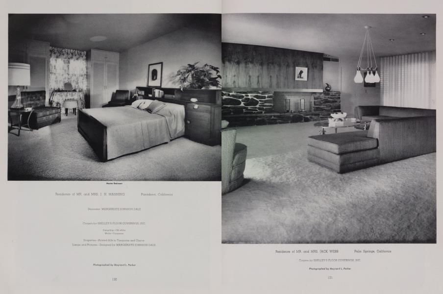 Residence of MR. and MRS. JACK WEBB —Palm Springs, California
