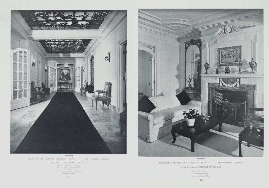 Apartment of MR. and MRS. CHARLES A. MUNN San Francisco, California