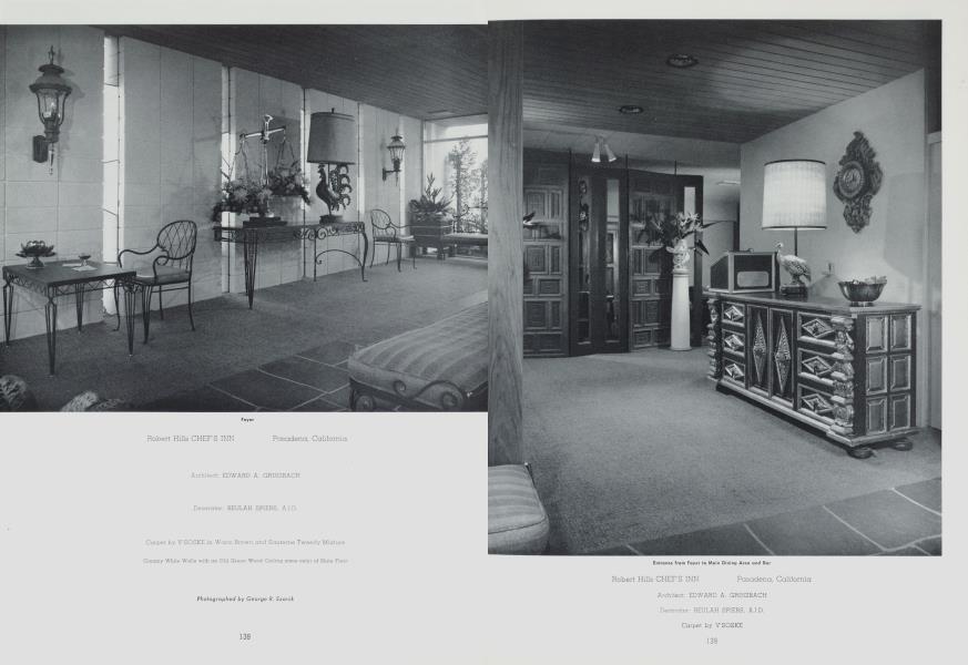 Robert Hills CHEF'S INN Pasadena, California