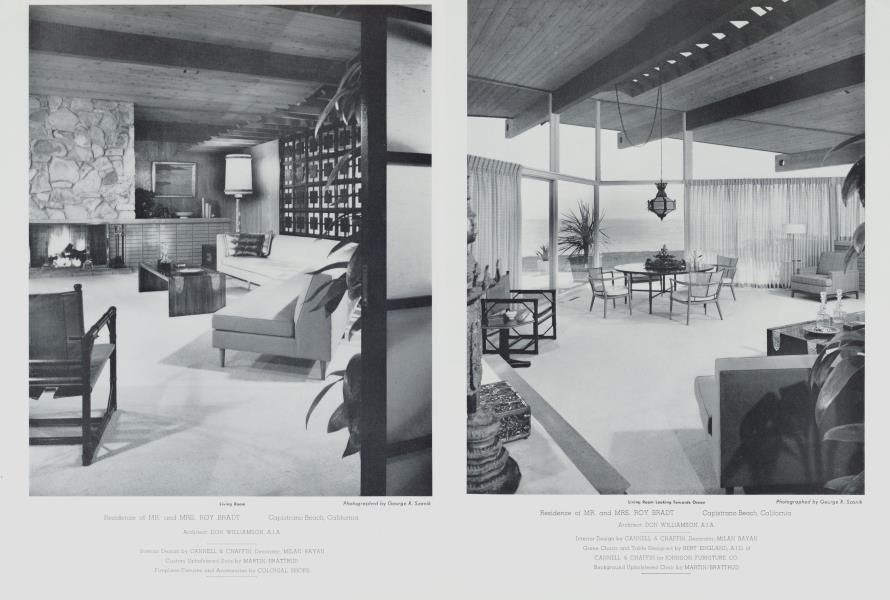 Residence of MR. And MRS. ROY BRADT — Capistrano Beach, California