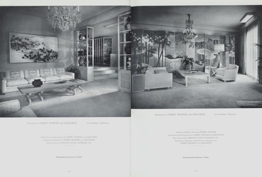 Showroom of ROBERT CROWDER and ASSOCIATES — Los Angeles, California