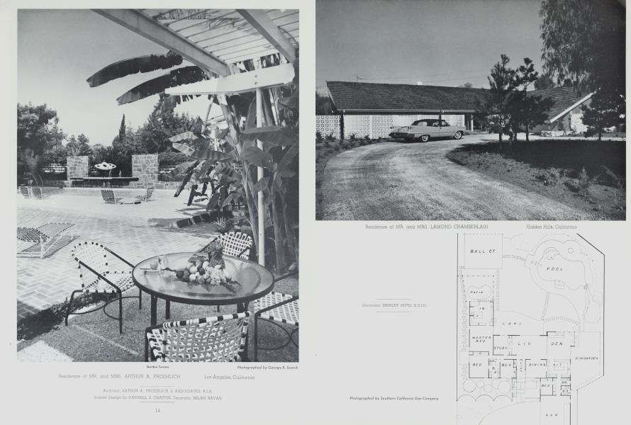 Residence of MR. And MRS. LAMOND CHAMBERLAIN — Hidden Hills, California