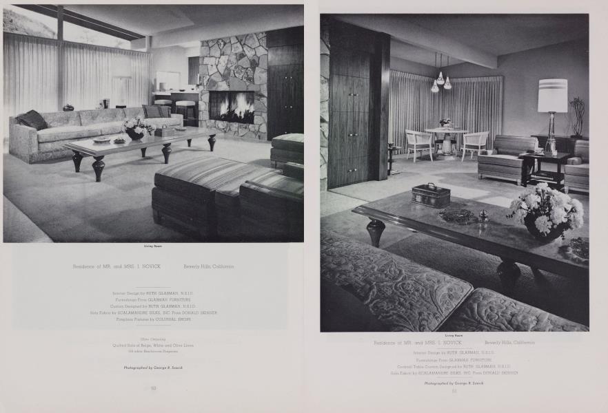 Residence of MR. And MRS. I. NOVICK — Beverly Hills, California