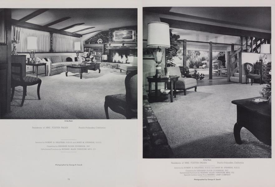 Residence of MRS. FOSTER PADEN —Pacific Palisades, California
