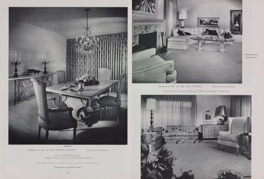 Residence of MR. And MRS. GAIL REINGOLD — Beverlywood, California