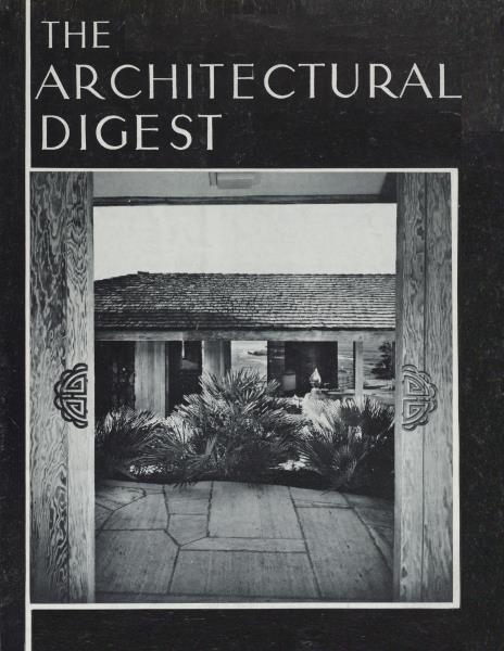 THE ARCHITECTURAL DIGEST | Architectural Digest | WINTER 1962