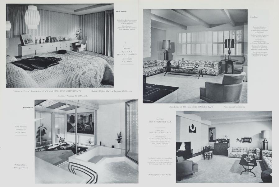 Residence of MR. and MRS. HAROLD KAPP — Palm Desert, California