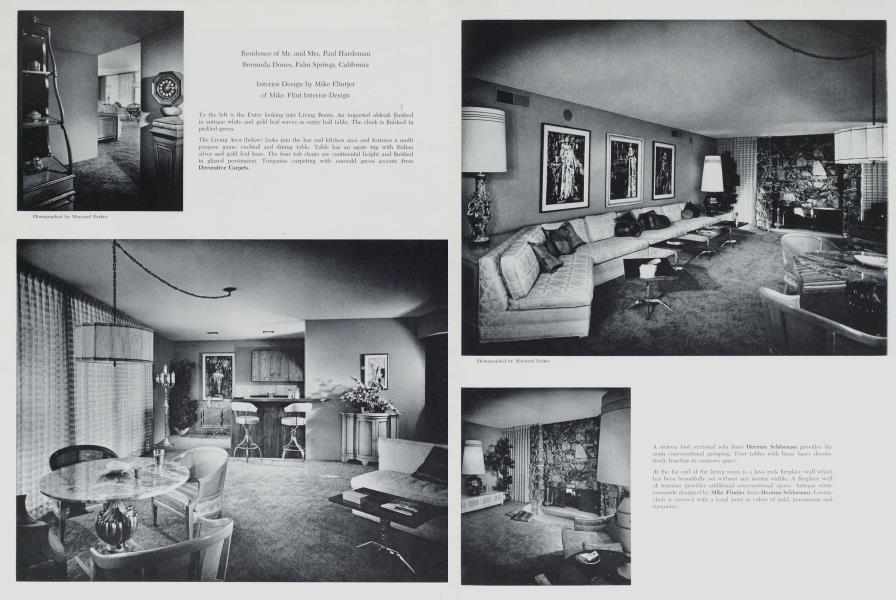Residence of Mr. and Mrs. Paul Hardeman Bermuda Dunes, Palm Springs, California