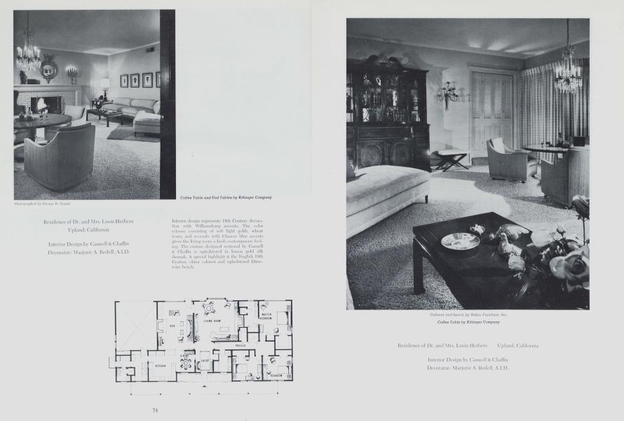 Residence of Dr. and Mrs. Louis Herbers — Upland, California