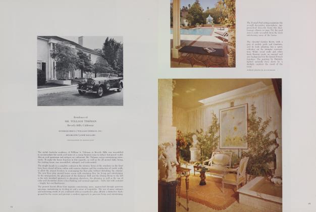 Residence of MR. WILLIAM TISHMAN — Beverly Hills, California