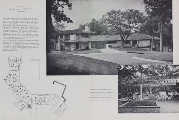 Residence of MR. And MRS. E. G. MORRISON  —Austin, Texas
