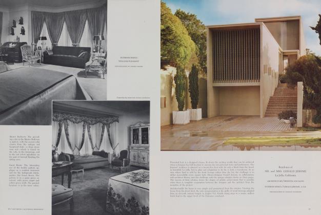 Residence of MR. And MRS. GERALD JEROME — La Jolla, California