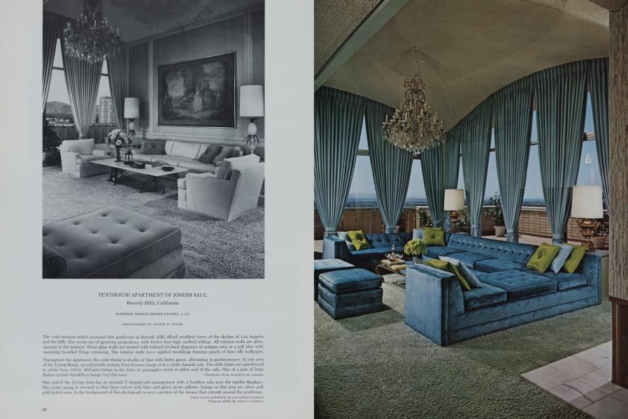 PENTHOUSE APARTMENT OF JOSEPH SAUL —Beverly Hills, California