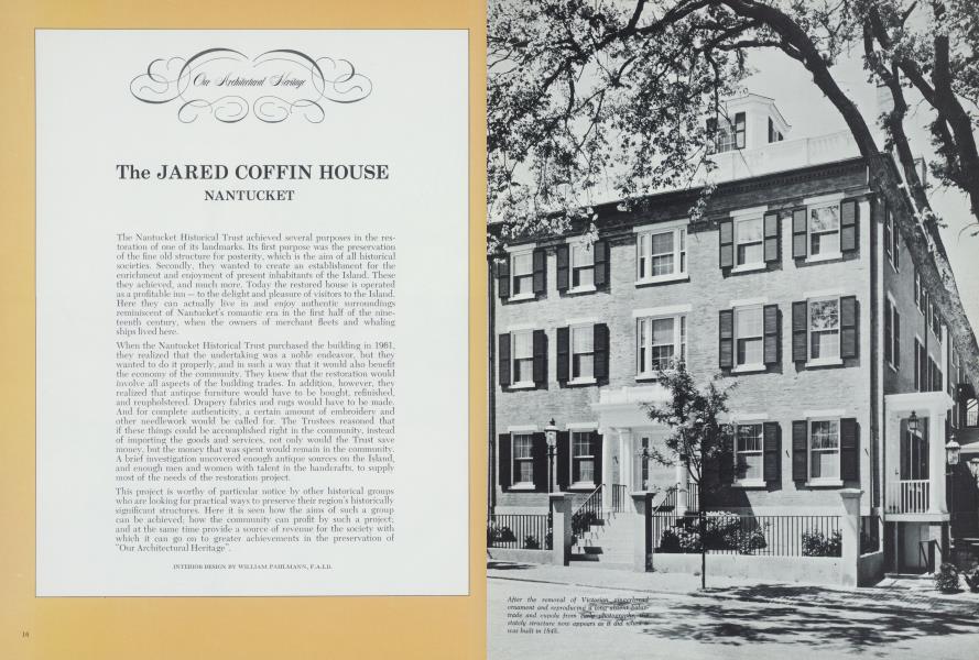Our Architectural Heritage: The Jared Coffin House — Nantucket
