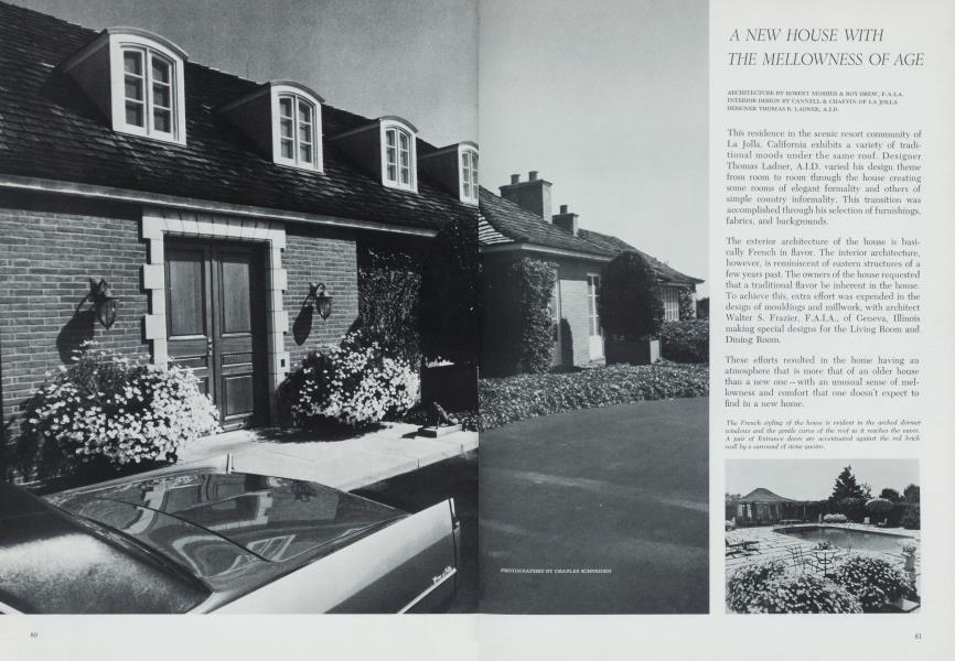 A NEW HOUSE WITH THE MELLOWNESS OF AGE