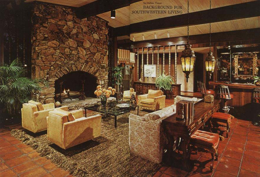 In Dallas, Texas: BACKGROUND FOR SOUTHWESTERN LIVING