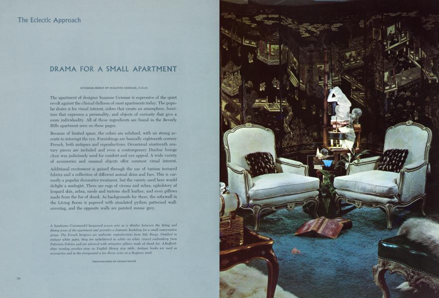 The Eclectic Approach — DRAMA FOR A SMALL APARTMENT