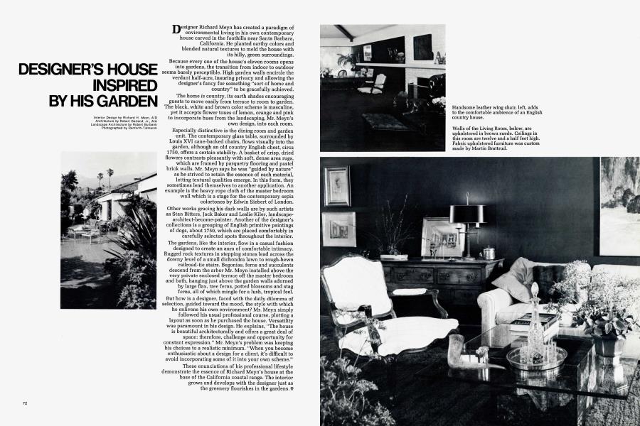 Designer's House Inspired by His Garden