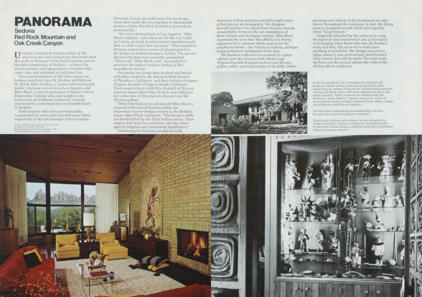 PANORAMA — Sedona Red Rock Mountain and Oak Creek Canyon