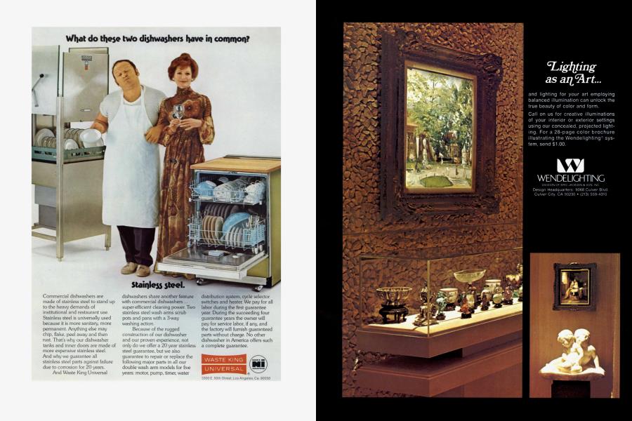 Waste King Universal® Architectural Digest SEPTEMBER/OCTOBER 1973