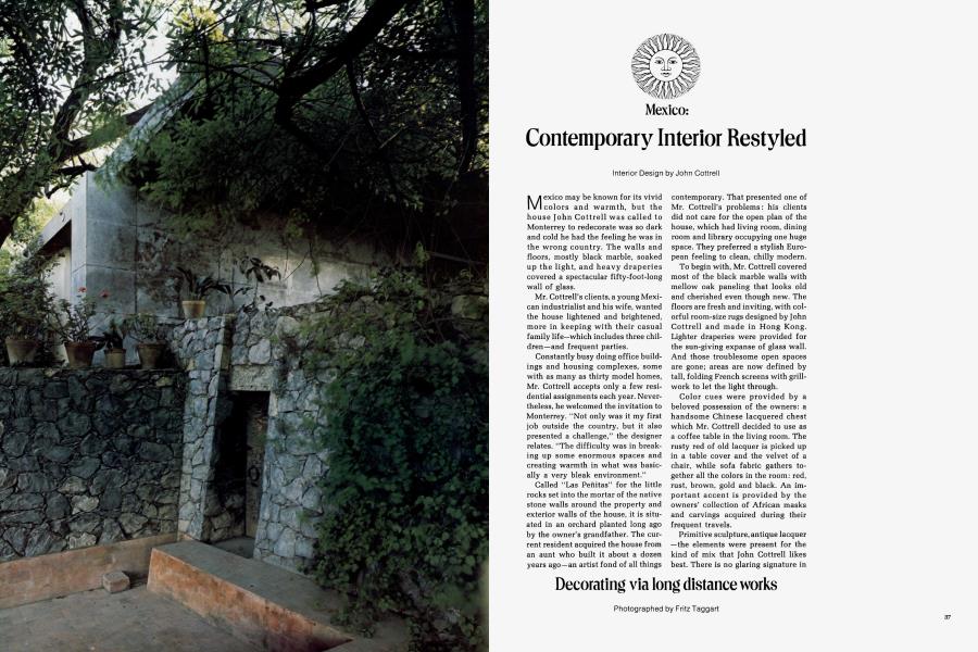 Mexico: Contemporary Interior Restyled