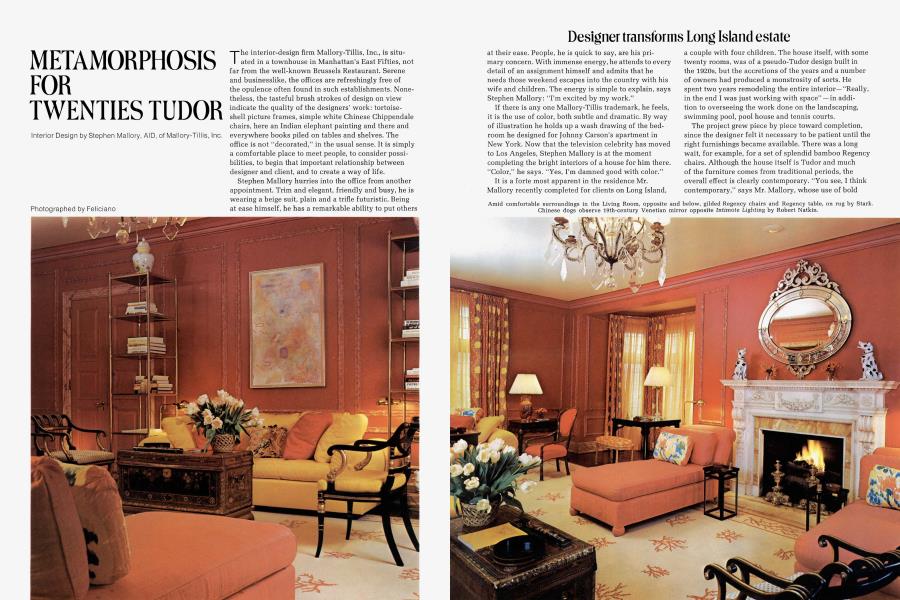 METAMORPHOSIS FOR TWENTIES TUDOR