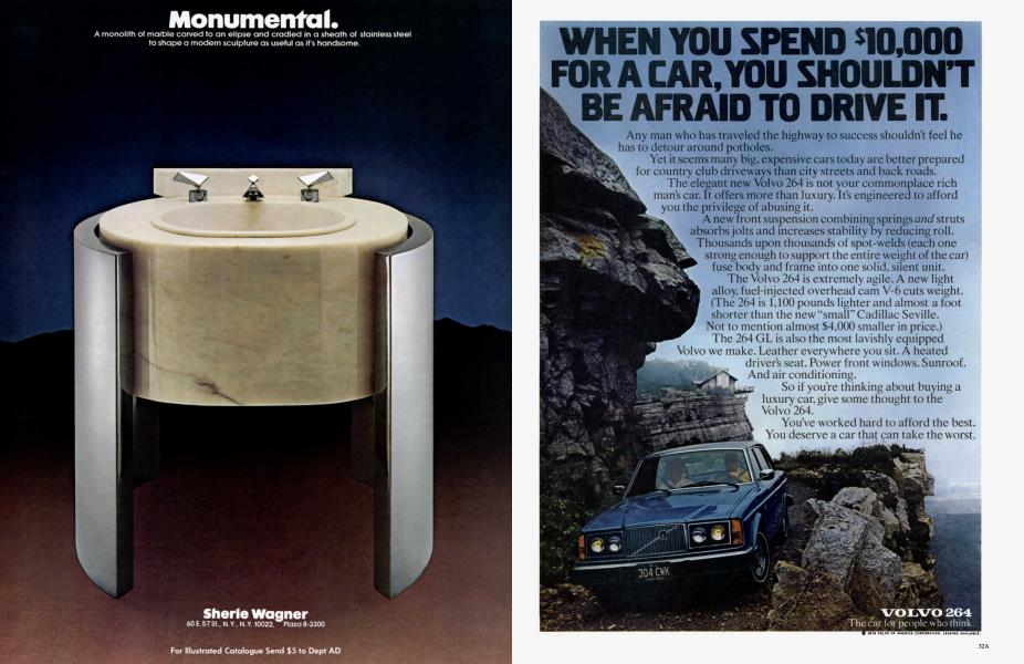 VOLVO 264 | Architectural Digest | MAY/JUNE 1976