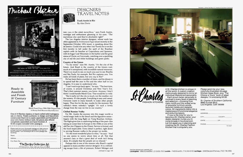 DESIGNER'S TRAVEL NOTES