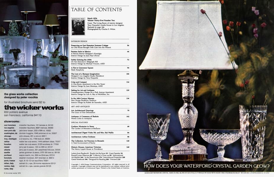 TABLE OF CONTENTS March 1978