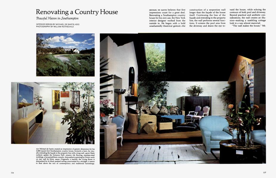 Renovating a Country House