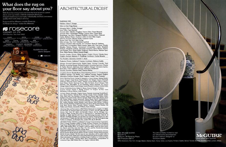 ARCHITECTURAL DIGEST Architectural Digest JUNE 1978