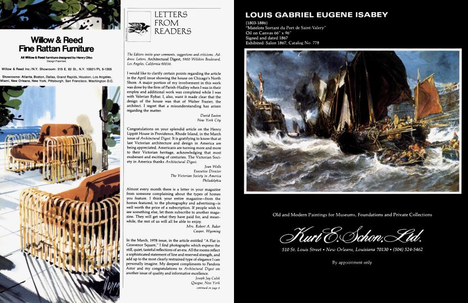 LETTERS FROM READERS